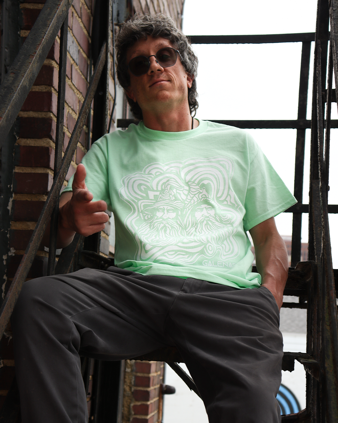Galenas Psychedelic Wizard Tee