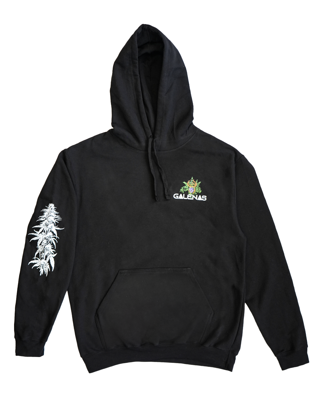 Puff Puff Pass Black Light Hooded Warm-Shirt
