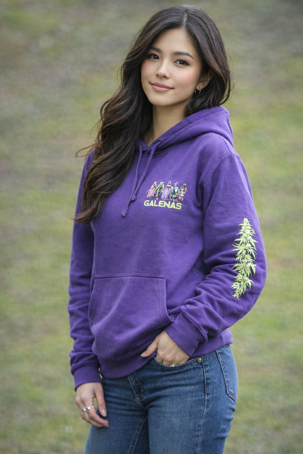 The Wizards of Ounces Black Light Hooded Warm-Shirt