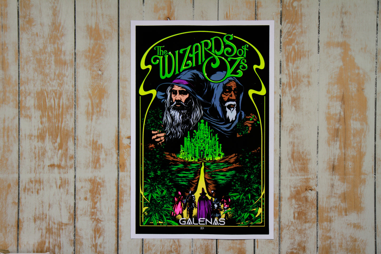 2024 Limited Edition Black Light Poster