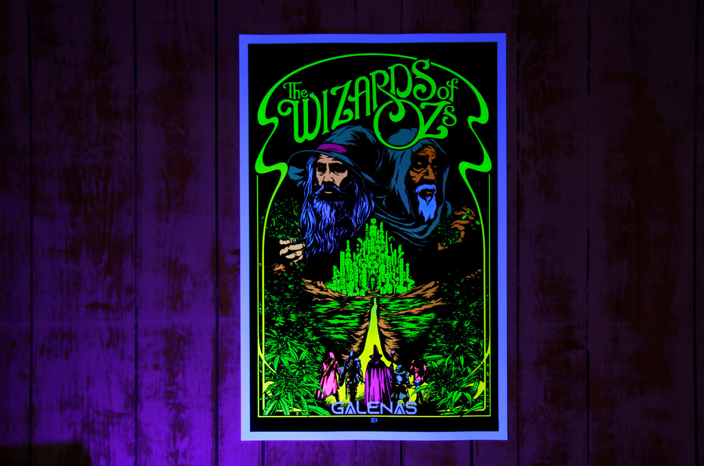 2024 Limited Edition Black Light Poster