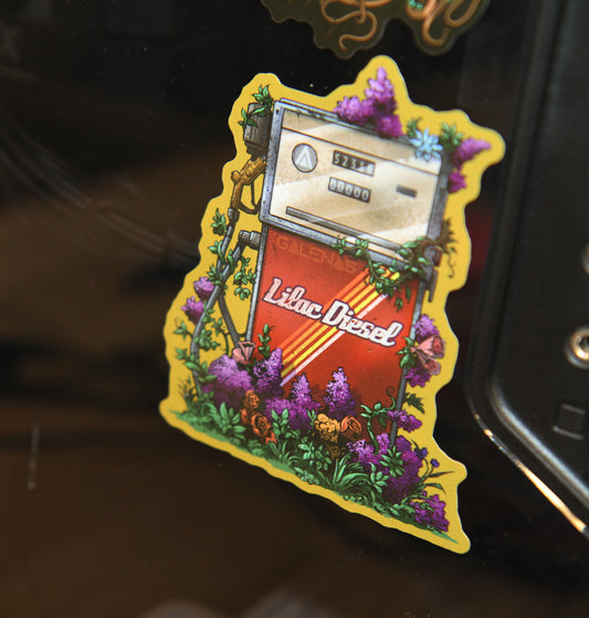 Lilac Diesel Sticker