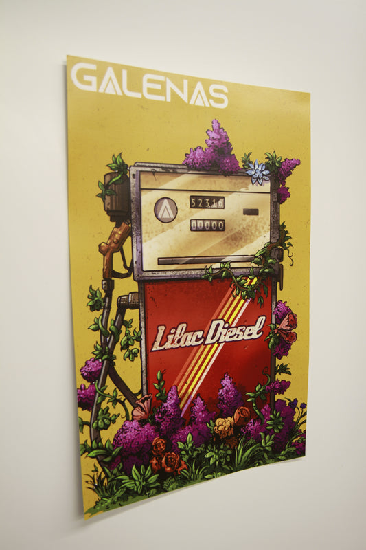 Lilac Diesel Poster